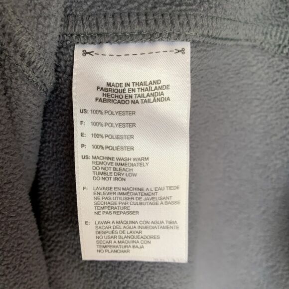 Men Adidas clima Warm Fleece XL Green & Gray Pullover Sweater Polyester - Picture 13 of 16